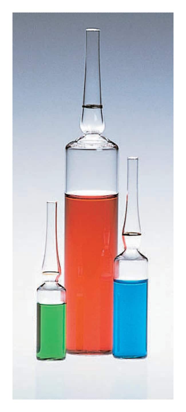 Thermo Fisher Scientific Wheaton Prescored Gold-Band Clear Ampules, 1mL