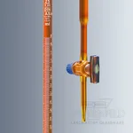 Marienfeld Superior Burette acc to Mohr, Amber glass