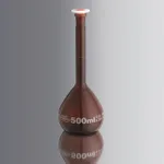 Marienfeld Superior Volumetric Flasks, Amber