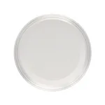 Flat End Cap w/ 4` (101.6mm) Flange, Animal-Free Nat PP