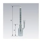 AS ONE Specific gravity bottle Pycnometer(with Thermometer)(Gay-Lussac Type), 비중병(알코올 온도계 부속)(피크노미터)(게이뤼삭 타입)