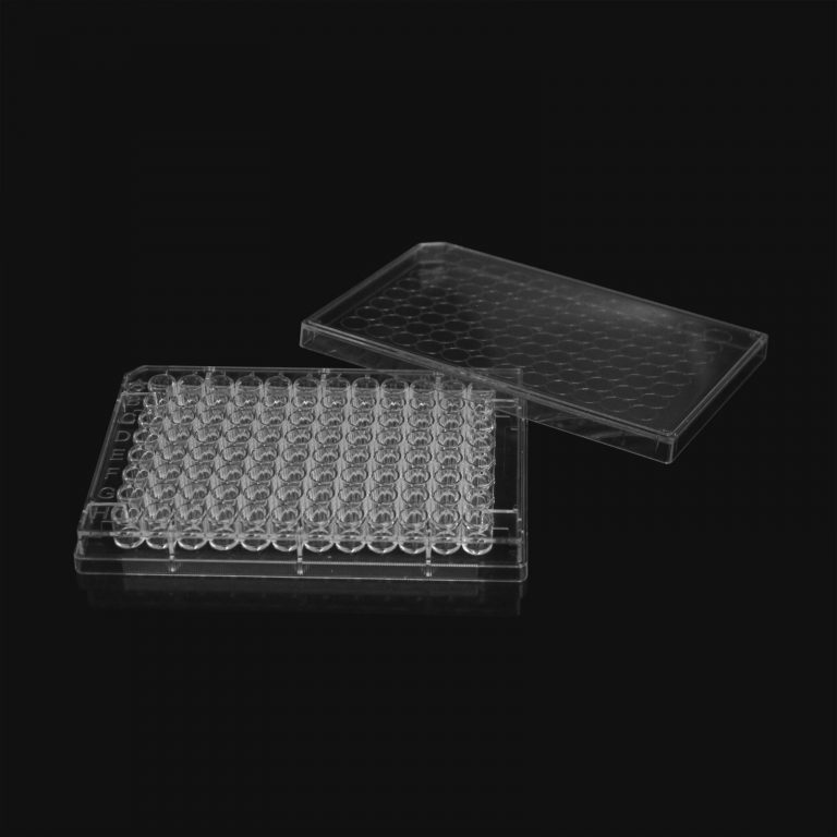 LABSELECT 96-Well cell culture plate V bottom TC-treated skin packing