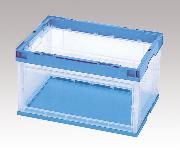 AS ONE Window Open Transparent Foldable Container PP, 투명창 접이식 컨테이너