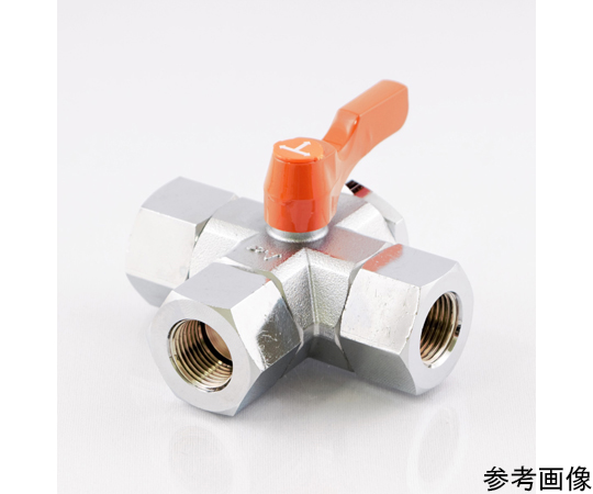 AS ONE 3-Way Switshing Valve (S-Ball 4W), 3방향 절환 밸브( 에스볼 4W)