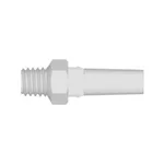 Male Luer to 10-32 Special Tapered Thread (May be used with separate stationary lock ring; MLLR)