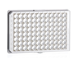 Greiner Bio One CELL CULTURE MICROPLATE, 96 WELL, PS, F-BOTTOM(CHIMNEY WELL), WHITE, CELLSTAR® TC, LID WITH CONDENSATION RINGS, STERILE, 8 PCS./BAG