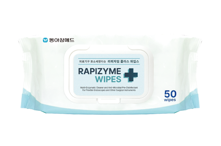 동아참메드 RAPIZYME PLUS WIPES 의료기구 전용 세정와입스
