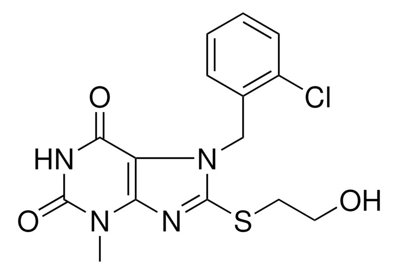 Merck 7-(2-CL-BENZYL)-8-(2-HYDROXY-E - 5 MG&