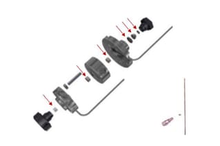 Waters Seal Pack Rebuild Kit with Needle