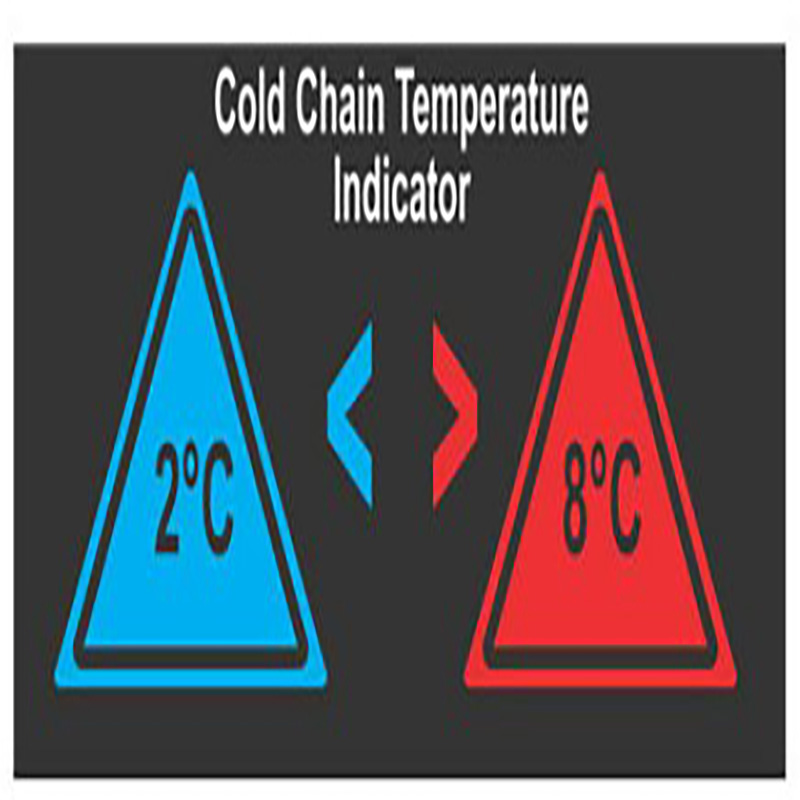 THERMAX 가역성 온도테이프 Temprite 콜드체인 인디케이터 2℃이상 8℃이하