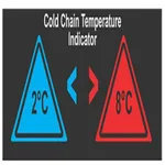 THERMAX  가역성 온도테이프 Temprite 콜드체인 인디케이터 2℃이상 8℃이하
