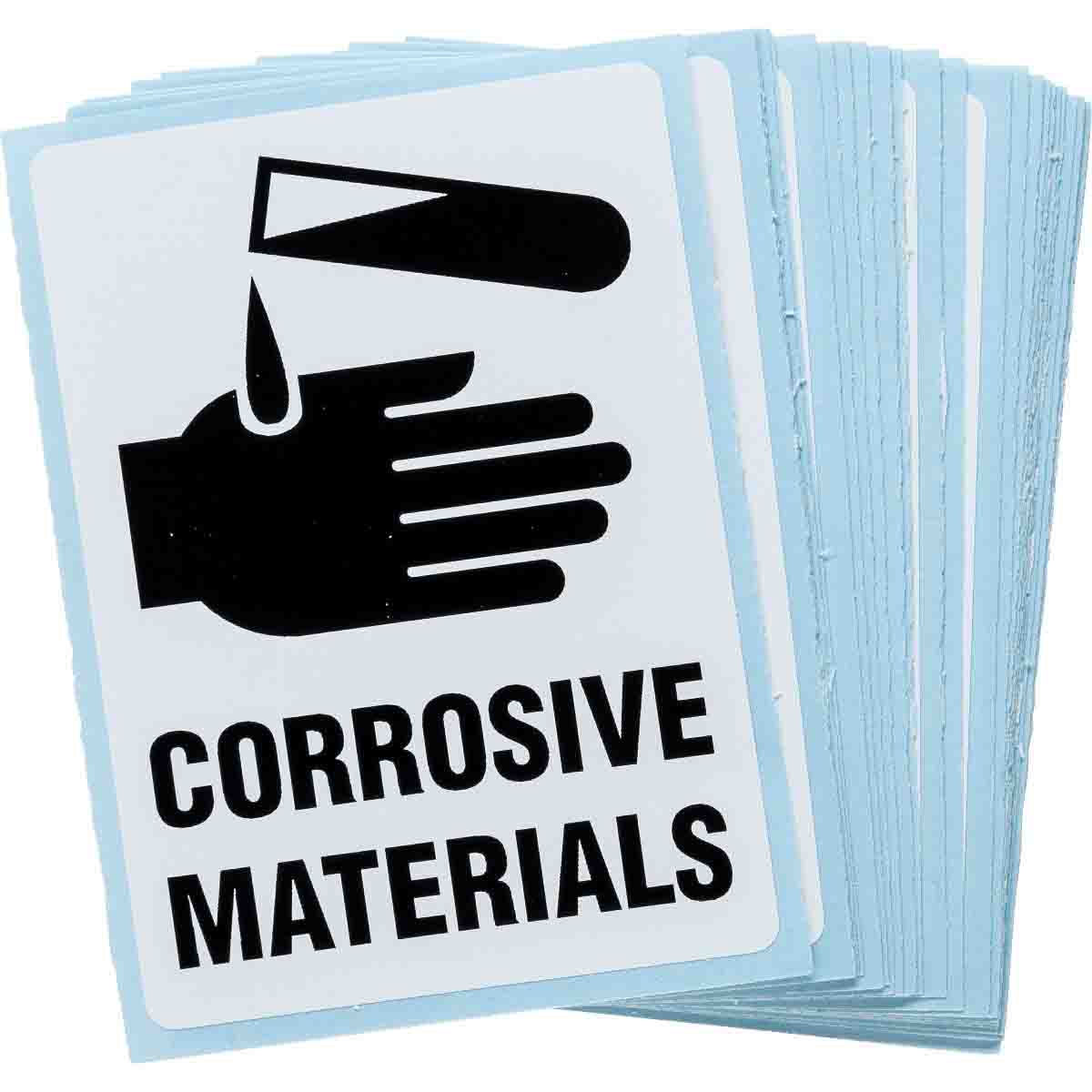 Brady Labels Hazard Identity Corrosive