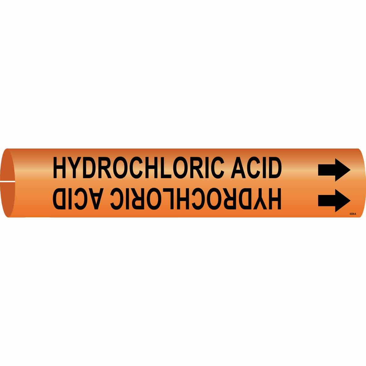 Brady HYDROCHLORIC ACID Snap-On Pipe Marker | 캐시바이