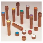 Nalgene Amber PPCO High Profile Closure with Color Coder for Micro Packaging Vial: 비멸균