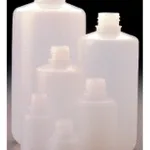 Nalgene Boston Round HDPE Bottles without Closure: Bulk Pack