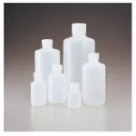 Nalgene Narrow-Mouth Natural HDPE Packaging Bottles with Closure: Bulk Pack