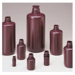 Nalgene Narrow-Mouth Opaque Amber HDPE Packaging Bottles without Closure: Bulk Pack