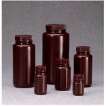 Nalgene Wide-Mouth Amber HDPE Economy Bottle with Closure