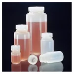 Nalgene Wide-Mouth HDPE Economy Bottles with Closure: Bulk Pack