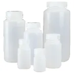 Nalgene Wide-Mouth LDPE Bottles with Closure