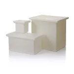 Thermo Scientific Nalgene Heavy-Duty Rectangular LLDPE Tank with Cover