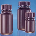 Amber HDPE Wide-Mouth Bottles