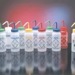 Safety-Labeled Wash Bottles